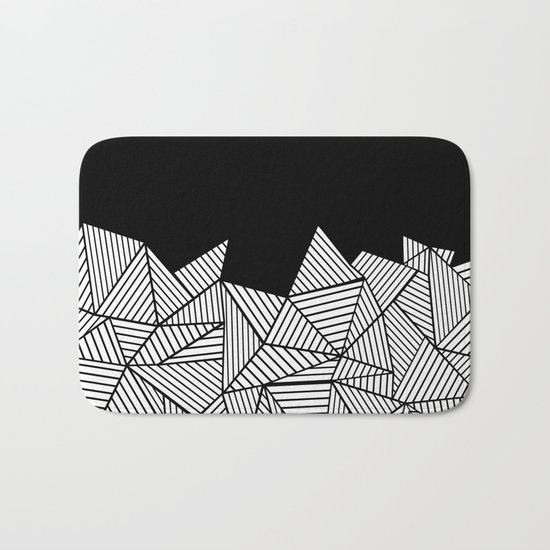 Abstraction Mountain Bath Mat