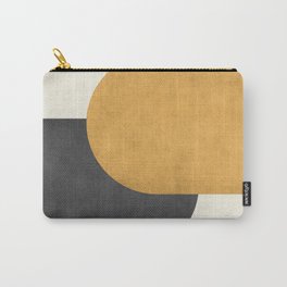 Halfmoon Colorblock - Gold Charcoal Carry-All Pouch