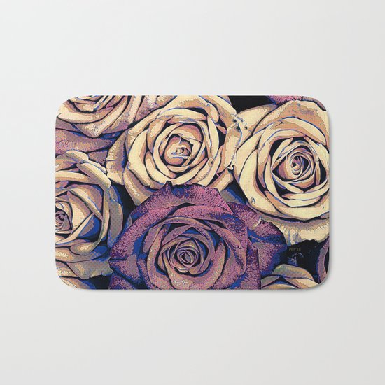 Bouquet of Roses Bath Mat