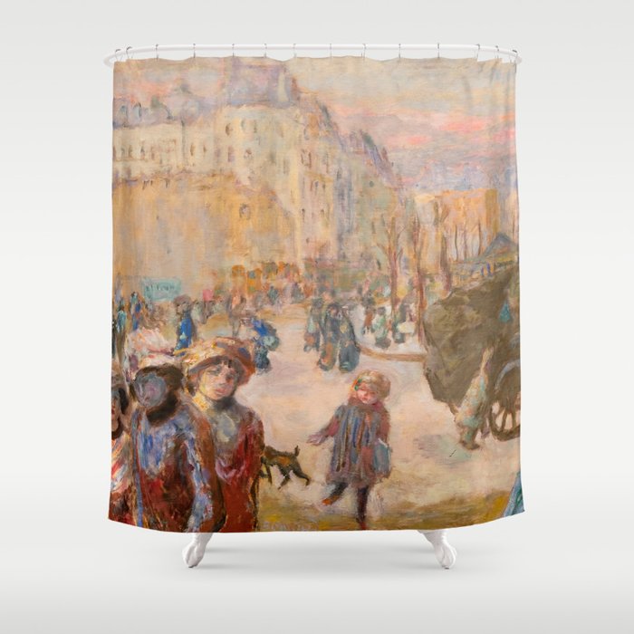 Pierre Bonnard - Morning in Paris Shower Curtain