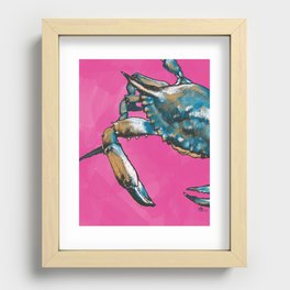 “Oh Crab!” Recessed Framed Print