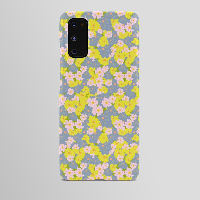 Pastel Spring Flowers Mini Green Android Case