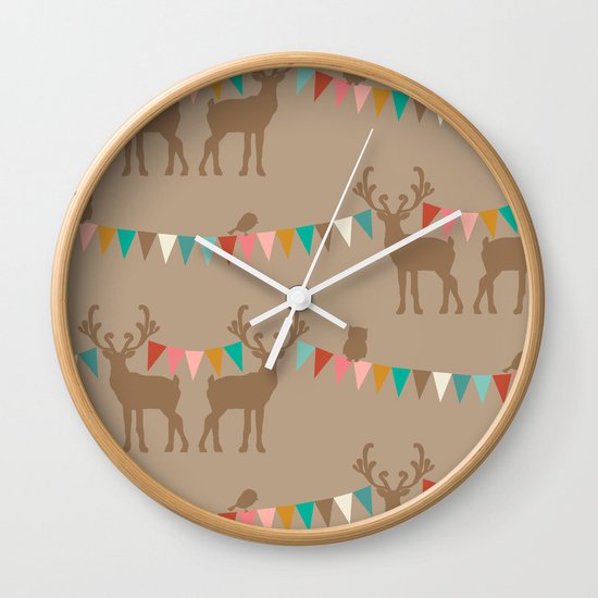 Forest Hideaway- forest vimmel Wall Clock