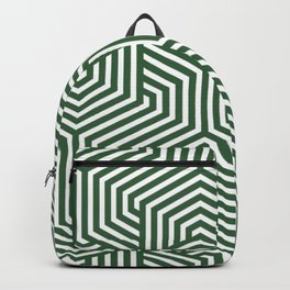 Hunter green - green - Minimal Vector Seamless Pattern Backpack | Green, Pattern, Seamless, Pretty, Beautiful, Minimalistic, Vector, Vintage, Cool, Feminine 