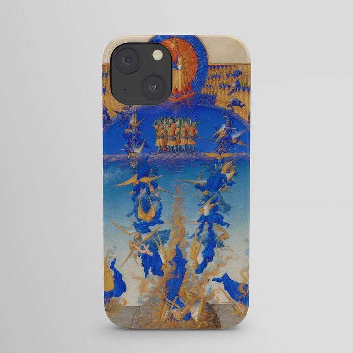 The Fall of the Rebel Angels, Penitential Psalms by Limbourg Brothers iPhone Case