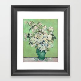 Van Gogh Roses Framed Art Print