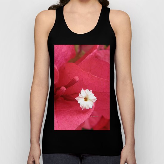 TEXTURES - Bougainvillea Unisex Tank Top