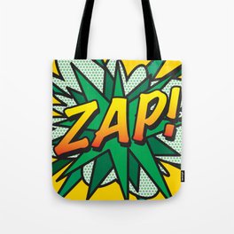 ZAP Comic Book Flash Cool Fun Modern Pop Art  Tote Bag