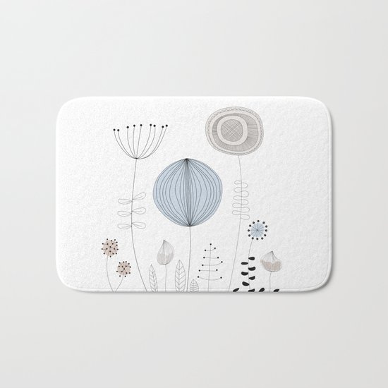 The summer garden Bath Mat
