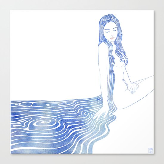 Water Nymph XCV Canvas Print