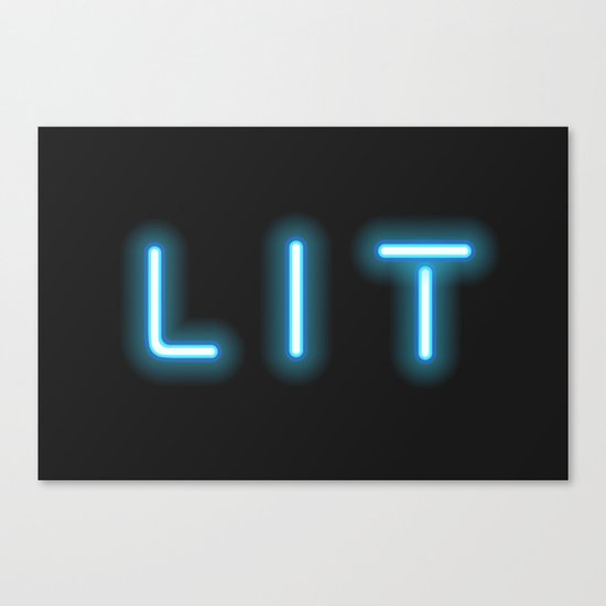 Lit Canvas Print