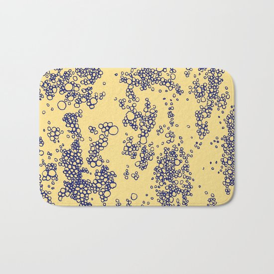 OCEAN YELLOW&BLUE Bath Mat