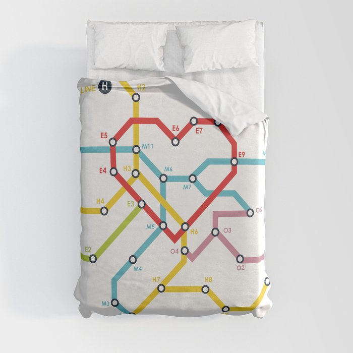 Home Where The Heart Is Duvet Cover