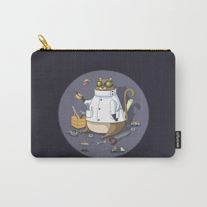 scientist cat Carry-All Pouch