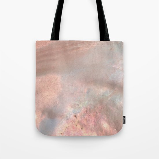 Mother of pearl in rose gold Tote Bag