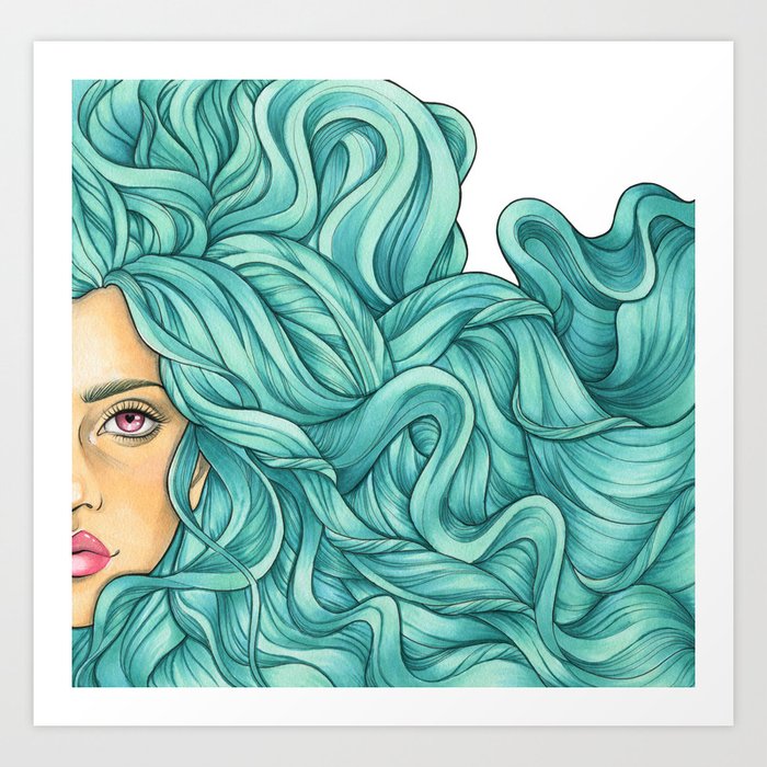 Turquoise Art Print
