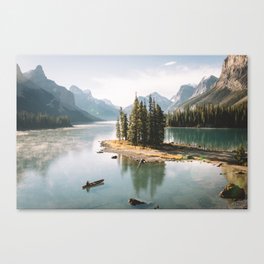 A Canadien Postcard Canvas Print