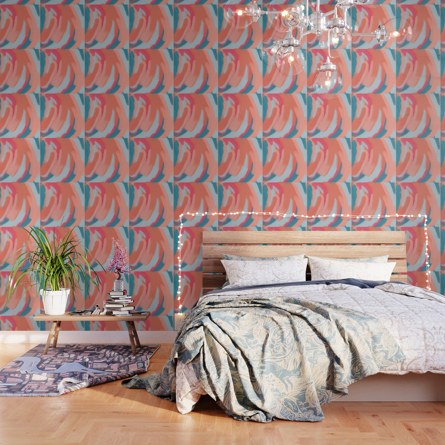 Colouring In Wallpaper By Isobelbakerartist Society6
