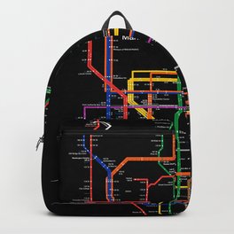 New York City subway map Backpack | Schematic, Newyorksubway, Subwaymap, Graphicdesign, Newyork, Transport, Subway, City, Train, Colorful 