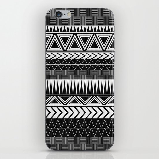 Tribal Monochrome. iPhone & iPod Skin