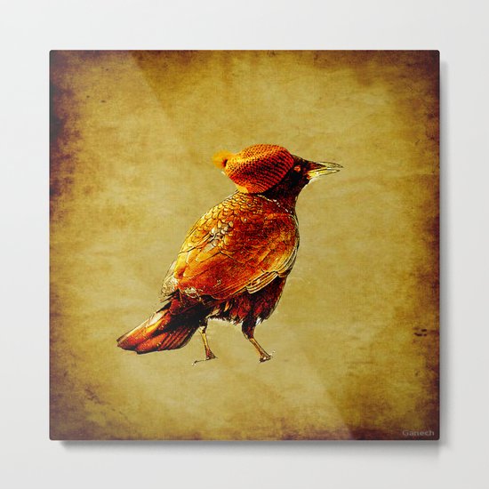 Crow Metal Print