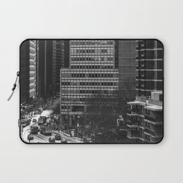 New York City | Black and White Street Views | Travel Photography Laptop Sleeve