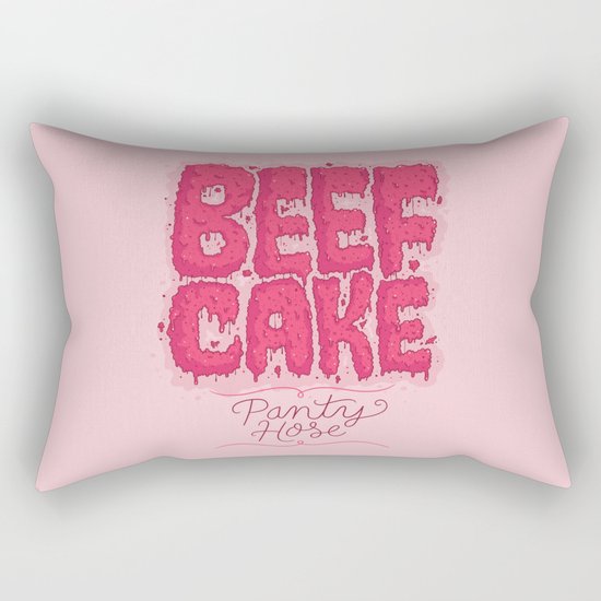 Beef Cake Rectangular Pillow