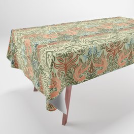 William Morris Peacock and Dragon Tablecloth