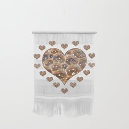 Coffee Heart Bubbles Wall Hanging