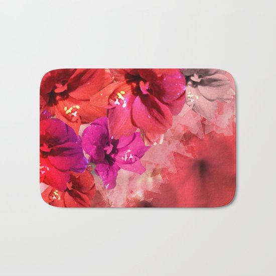 Red Flower Fantasia Bath Mat