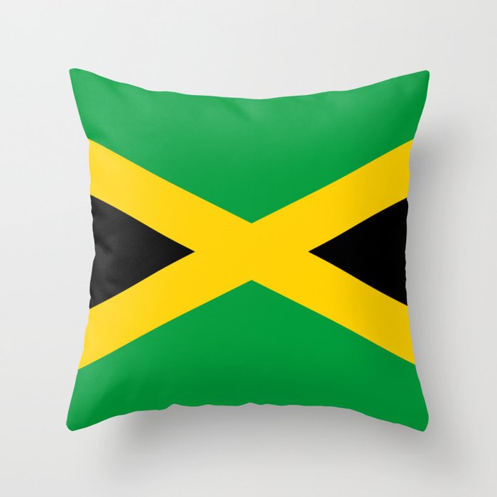 Jamaican Flag Throw Pillow