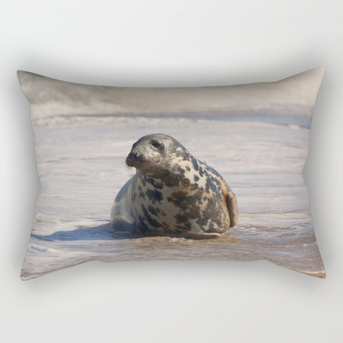 horsey seal Rectangular Pillow