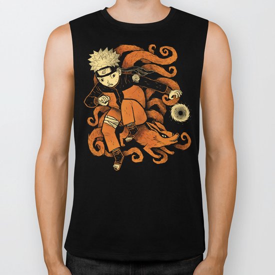 nine tails. Biker Tank