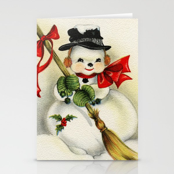 Snowman 001 Stationery Cards