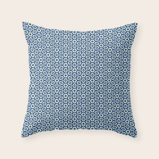 Blue Eyes Throw Pillow