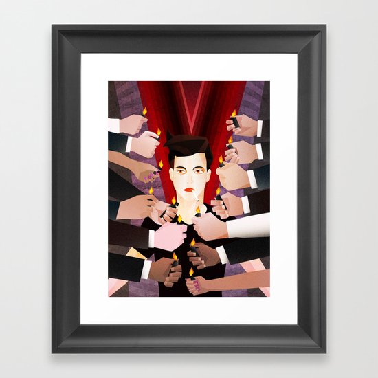 Light my Desire Framed Art Print