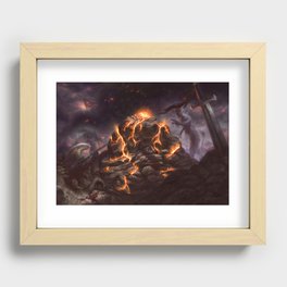 Curse of Power Recessed Framed Print