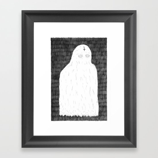Ghost Framed Art Print