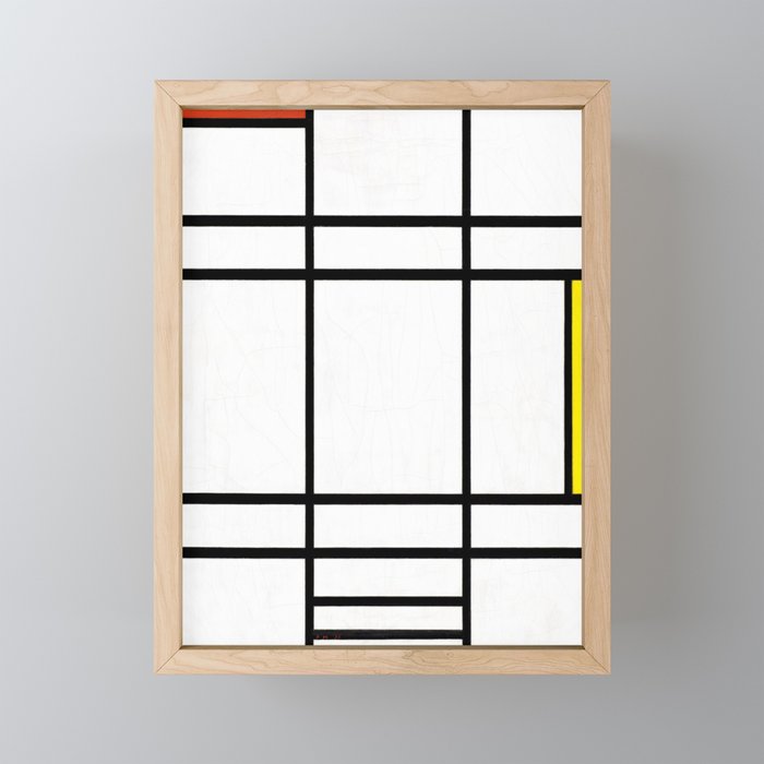 Piet Mondrian - Composition in White, Red, and Yellow Framed Mini Art Print