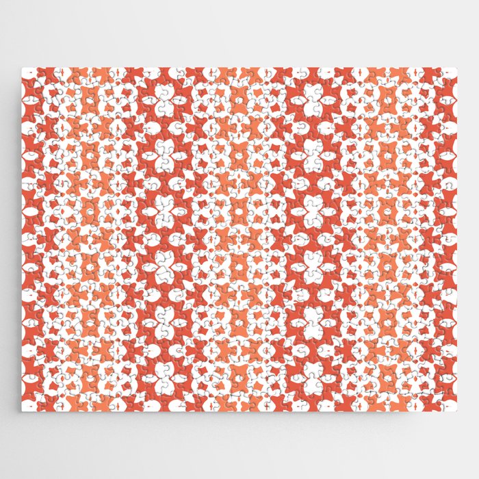 Abstract Fascade Pattern Artwork 04 Color 2  Jigsaw Puzzle