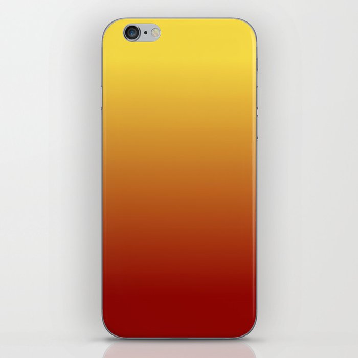 OMBRE RUST YELLOW COLOR iPhone Skin