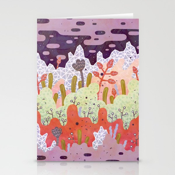 Crystal Forest Stationery Cards