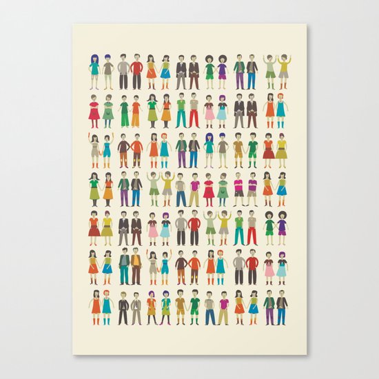Identical Twins Canvas Print