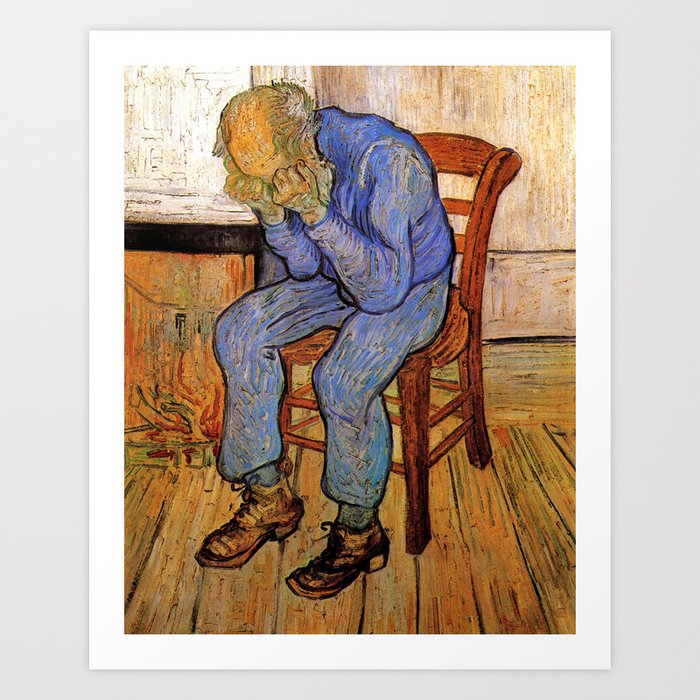 At Eternity's Gate by Vincent van Gogh Art Print