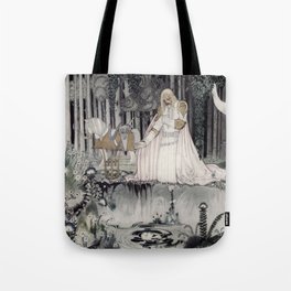 “The Image in the Water” by Kay Nielsen 1910 Tote Bag