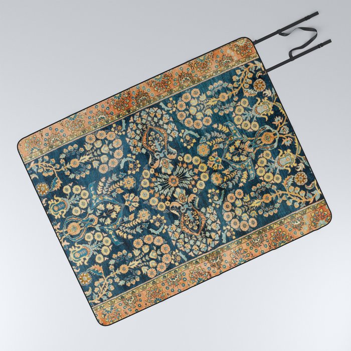 Sarouk  Antique West Persian Rug Print Picnic Blanket