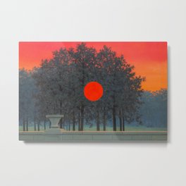 The Banquet - Rene Magritte Metal Print | Surreal, Rene, Forest, Trees, Famous, History, Art, Highest, Lonely, Sunset 