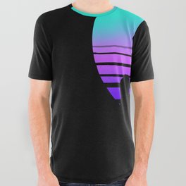 Wrassle Wave All Over Graphic Tee
