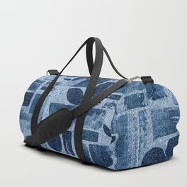 Jeans Pattern Print Duffle Bag