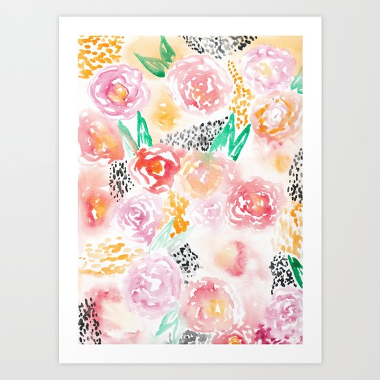 Abstract Watercolor III Art Print